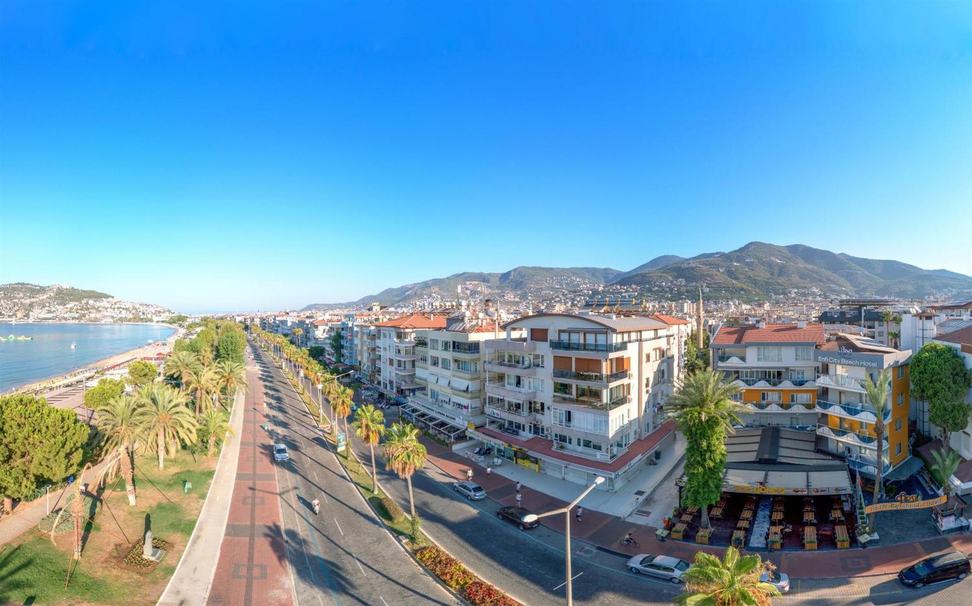 Arsi Enfi City Beach Hotel Alanya Eksteriør bilde