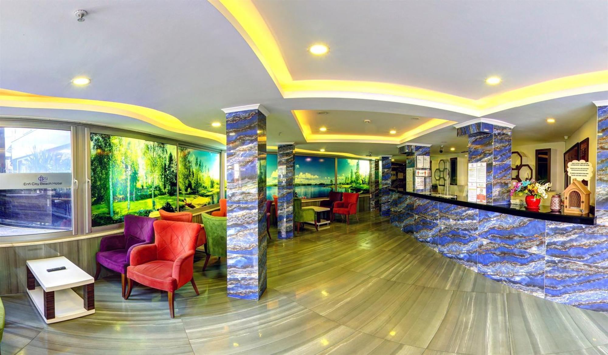 Arsi Enfi City Beach Hotel Alanya Eksteriør bilde